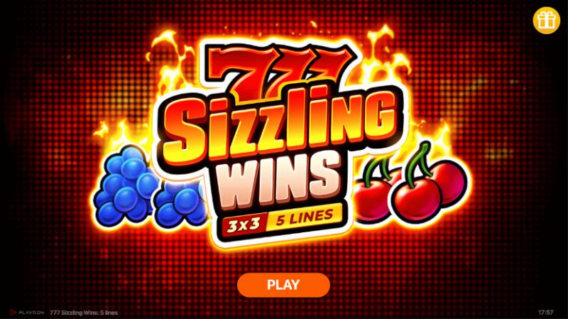 777 Sizzling Wins: 5 Lines